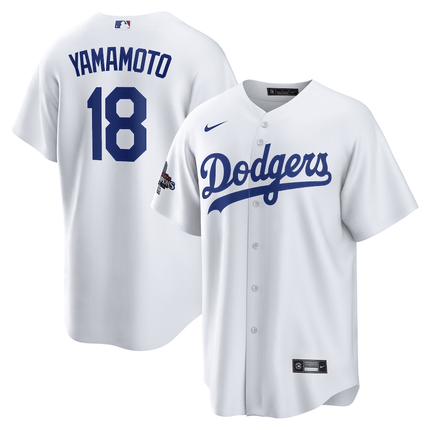 Yoshinobu Yamamoto Los Angeles Dodgers 2024-2025 Home White Jersey