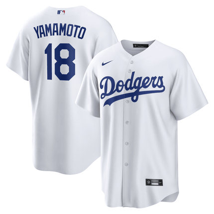 Yoshinobu Yamamoto Los Angeles Dodgers 2024-2025 Home Player White Jersey
