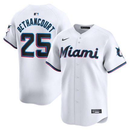 Christian Bethancourt Miami Marlins 2024-2025 Home Limited White Jersey