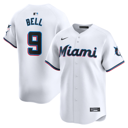 Josh Bell Miami Marlins 2024-2025 Home Limited White Jersey
