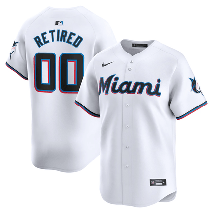 Miami Marlins 2024-2025 Pick-A-Player Retired Roster White Jersey