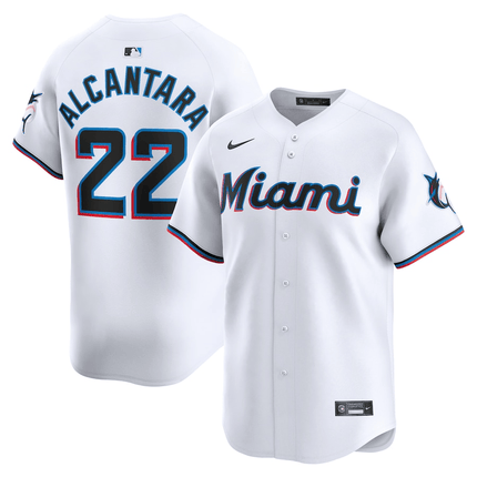 Sandy Alcantara Miami Marlins 2024-2025 Home Limited White Jersey