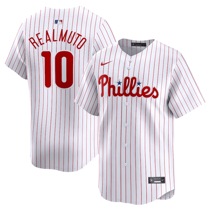 J.T. Realmuto Philadelphia Phillies 2024-2025 Home Player Name White Jersey
