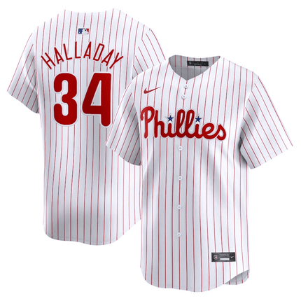 Roy Halladay Philadelphia Phillies 2024-2025 Home Player Name White Jersey