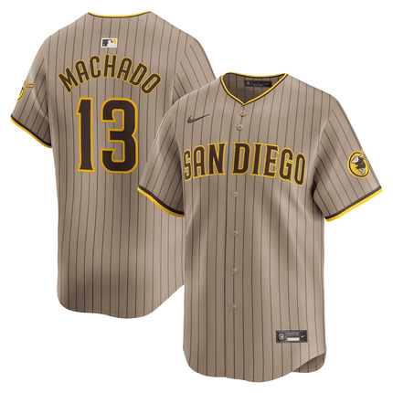 Manny Machado. San Diego Padres 2024-2025 Alternate Limited Player Tan Jersey