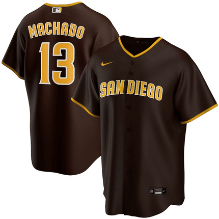 Manny Machado San Diego Padres 2024-2025 Alternate Player Brown Jersey