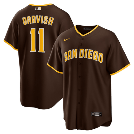 Yu Darvish San Diego Padres 2024-2025 Alternate Player Brown Jersey