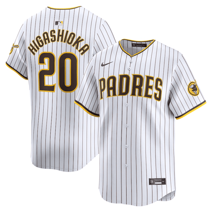 Kyle Higashioka San Diego Padres 2024-2025 Home Limited White Jersey