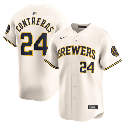 William Contreras Milwaukee Brewers 2024-2025 Home Limited Cream Jersey