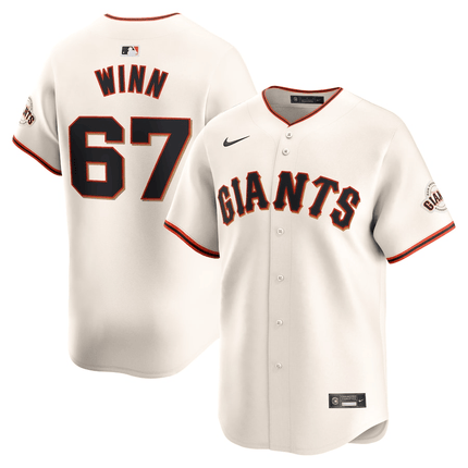 Keaton Winn San Francisco Giants 2024-2025 Home Limited Cream Jersey