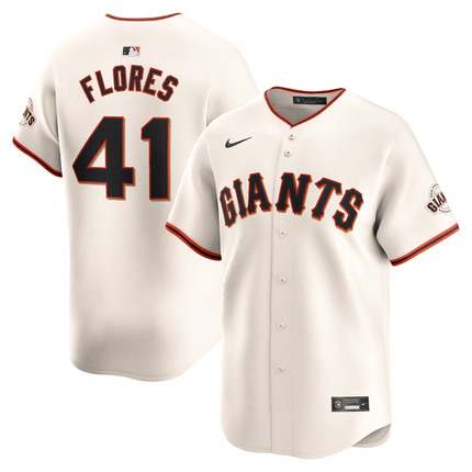 Wilmer Flores San Francisco Giants 2024-2025 Home Limited Cream Jersey