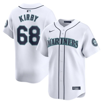 George Kirby Seattle Mariners 2024-2025 Home Limited Player White Jersey
