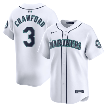 J.P. Crawford Seattle Mariners 2024-2025 Home Limited Player White Jersey