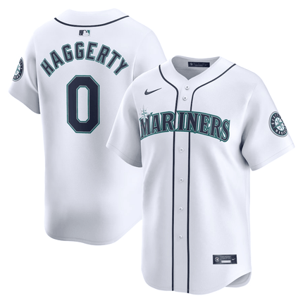 Sam Haggerty Seattle Mariners 2024-2025 Home Limited Player White Jersey