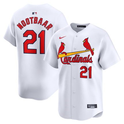 Lars Nootbaar St. Louis Cardinals 2024-2025 Home Player White Jersey