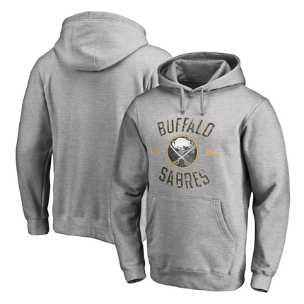 Buffalo Sabres 2024-2025 Heritage Ash Pullover Hoodie