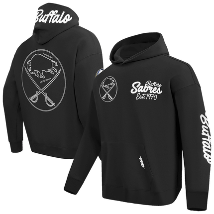 Buffalo Sabres 2024-2025 Pro Standard Paint the City Black Pullover Hoodie