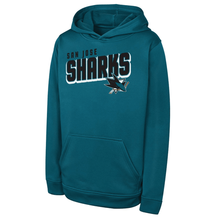 San Jose Sharks 2024-2025 Cyber Punk Performance Teal Hoodie