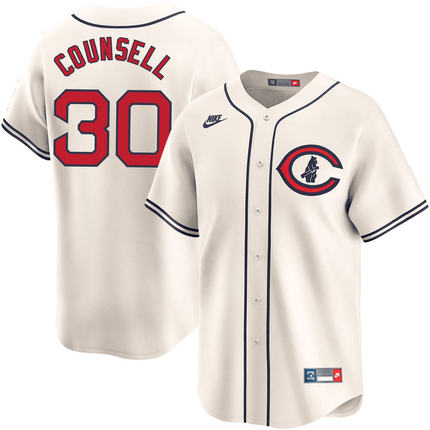 Craig Counsell Chicago Cubs 2024-2025 Field of Dreams Limited Cream Jersey