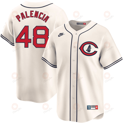 Daniel Palencia Chicago Cubs 2024-2025 Field of Dreams Limited Cream Jersey