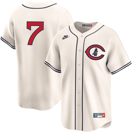 Dansby Swanson Chicago Cubs 2024-2025 Field of Dreams Limited Cream Jersey