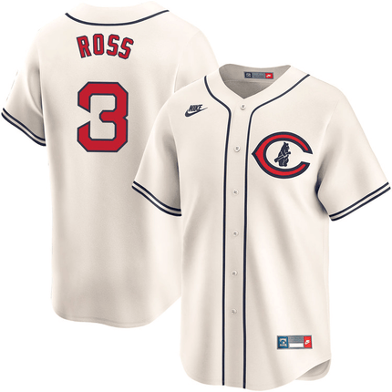 David Ross Chicago Cubs 2024-2025 Field of Dreams Limited Cream Jersey