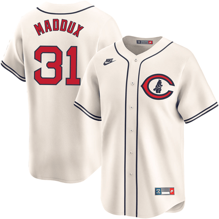 Greg Maddux Chicago Cubs 2024-2025 Field of Dreams Limited Cream Jersey