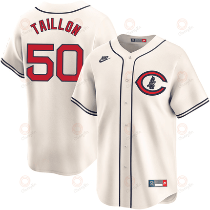 Jameson Taillon Chicago Cubs 2024-2025 Field of Dreams Limited Cream Jersey