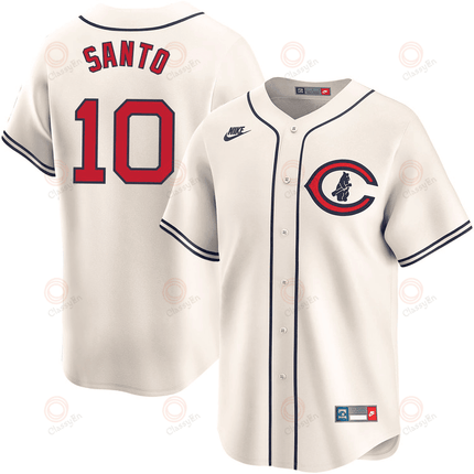 Ron Santo Chicago Cubs 2024-2025 Field of Dreams Limited Cream Jersey