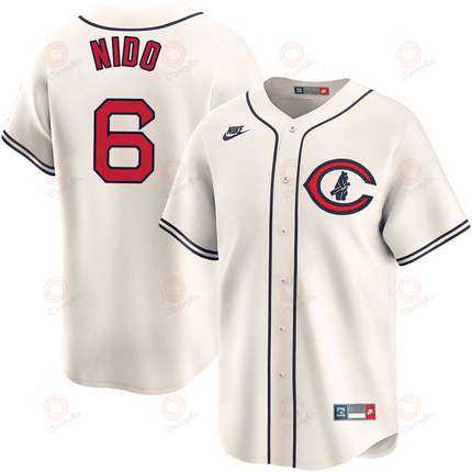Tomas Nido Chicago Cubs 2024-2025 Field of Dreams Limited Cream Jersey