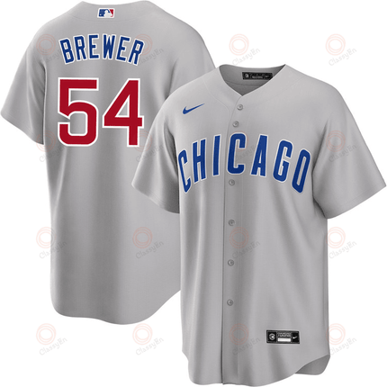 Colten Brewer Chicago Cubs 2024-2025 Road Gray Jersey
