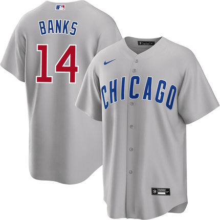 Ernie Banks Chicago Cubs 2024-2025 Road Gray Jersey