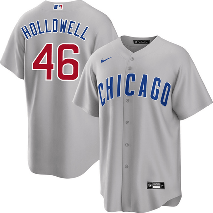 Gavin Hollowell Chicago Cubs 2024-2025 Road Gray Jersey
