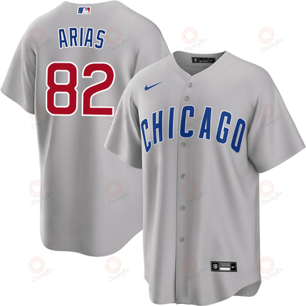Michael Arias Chicago Cubs 2024-2025 Road Gray Jersey