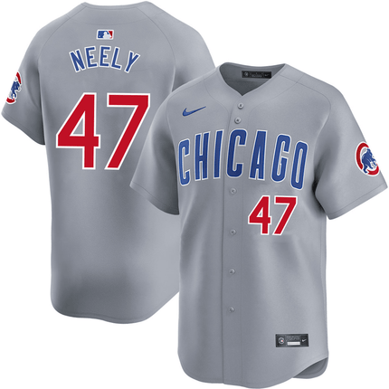 Jack Neely Chicago Cubs 2024-2025 Road Limited Gray Jersey