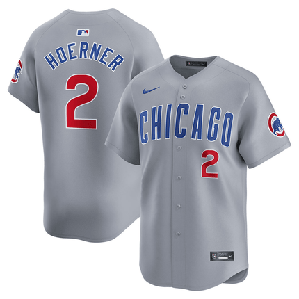 Nico Hoerner Chicago Cubs 2024-2025 Road Limited Gray Jersey