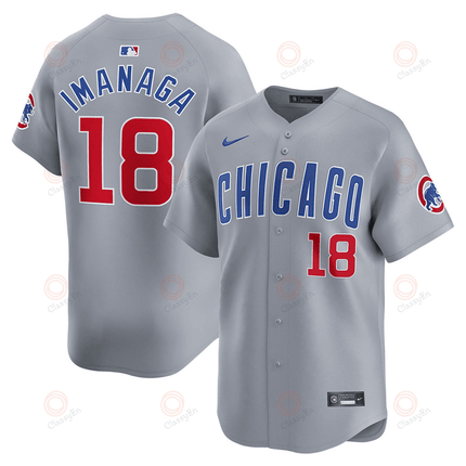 Shōta Imanaga Chicago Cubs 2024-2025 Road Limited Gray Jersey
