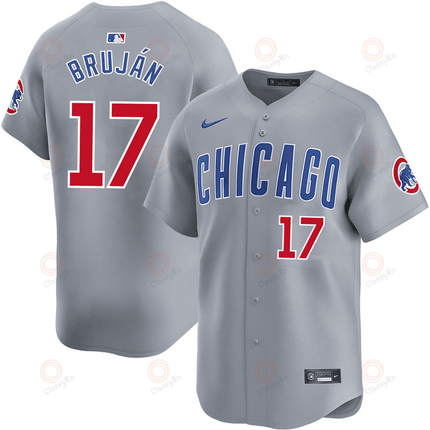 Vidal Bruján Chicago Cubs 2024-2025 Road Limited Gray Jersey