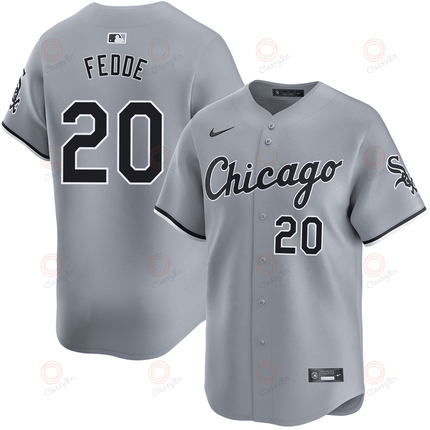Erick Fedde Chicago White Sox 2024-2025 Road Limited Gray Jersey