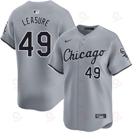 Jordan Leasure Chicago White Sox 2024-2025 Road Limited Gray Jersey