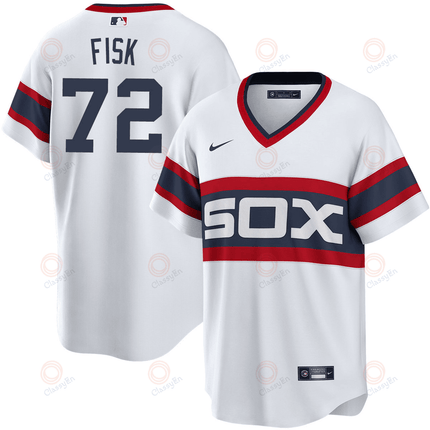 Carlton Fisk Chicago White Sox 2024-2025 White Alternate White Jersey