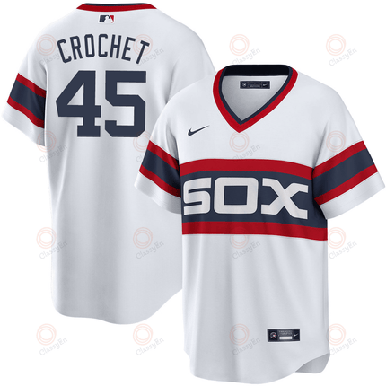 Garrett Crochet Chicago White Sox 2024-2025 White Alternate White Jersey