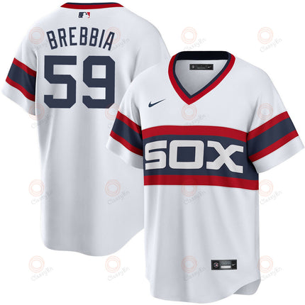 John Brebbia Chicago White Sox 2024-2025 White Alternate White Jersey