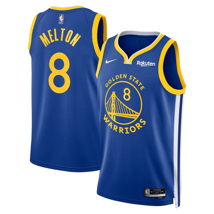 De'Anthony Melton Golden State Warriors 2024-2025 Icon Edition Swingman Badge Royal Jersey
