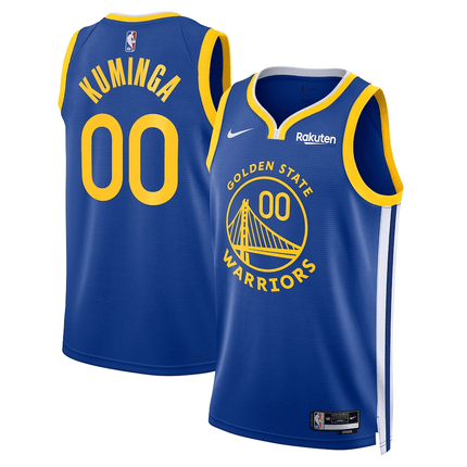Jonathan Kuminga Golden State Warriors 2024-2025 Icon Edition Swingman Badge Royal Jersey