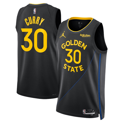 Stephen Curry Golden State Warriors 2024-2025 Statement Edition Swingman Player Black Jersey