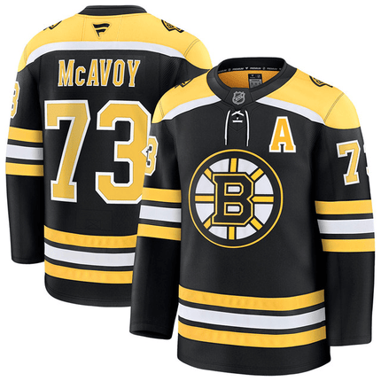 Charlie McAvoy Boston Bruins 2024-2025 Black Home Jersey