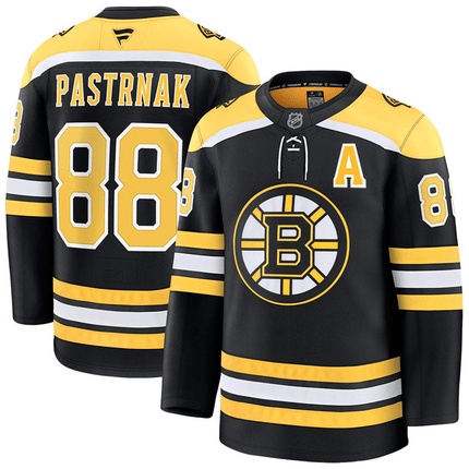 David Pastrňák Boston Bruins 2024-2025 Black Home Jersey