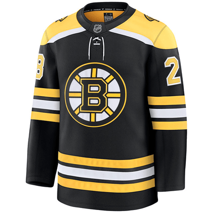 Elias Lindholm Boston Bruins 2024-2025 Black Home Jersey