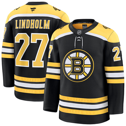 Hampus Lindholm Boston Bruins 2024-2025 Black Home Jersey